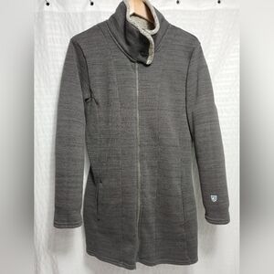 Ladies Kuhl Alaska  Fleece Lined  Full Double Zip Long Jacket. Size L